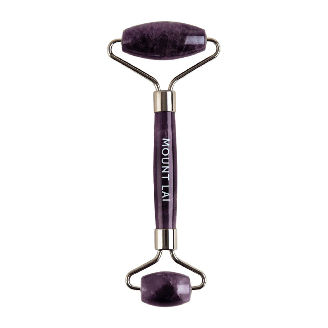 Rouleau en améthyste pour le visage