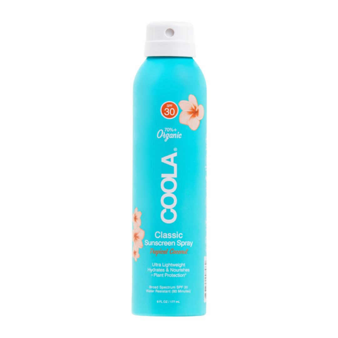 Écran solaire pour le corps en vaporisateur FPS 30 Noix de Coco Tropicale (177ml/6oz)