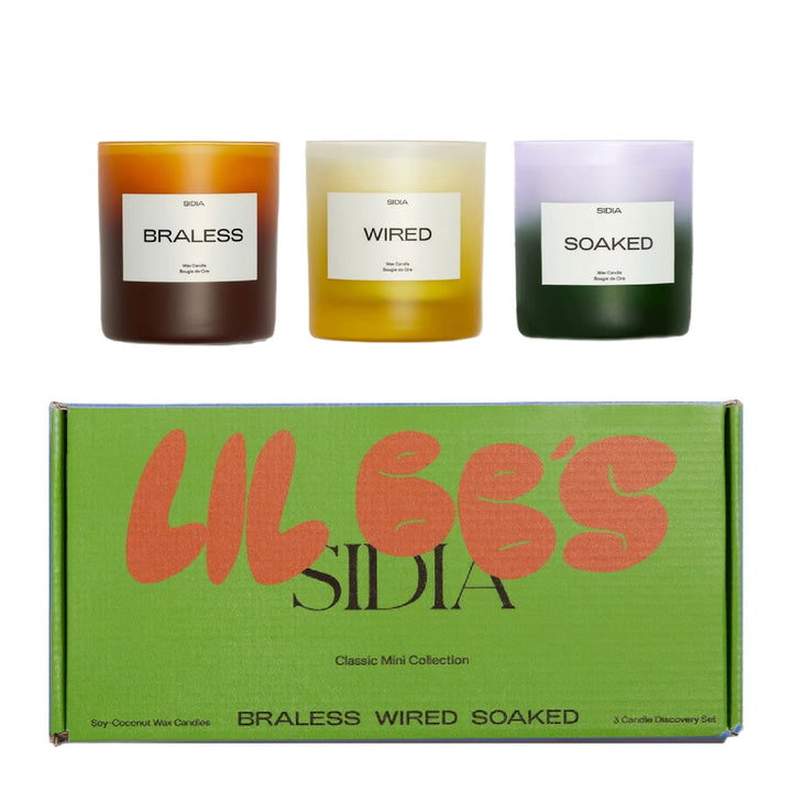 The Lil BB's ensemble de mini bougies 3x60g