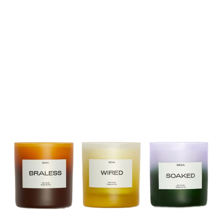 The Lil BB's ensemble de mini bougies 3x60g