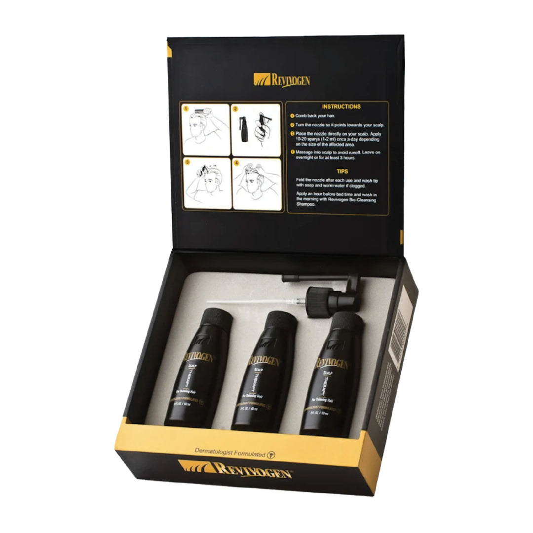 Traitement du cuir chevelu - 3 mois traitement (3 x 60ml)