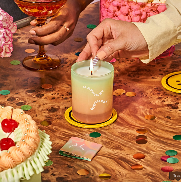 Happiest Birthday Candle - Champagne & Orange Zest 7.5oz / 212g