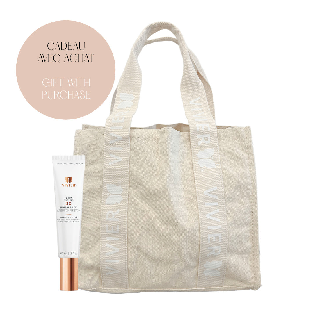 Sac fourre-tout signature + Sheer FPS 30 Minérale Teintée 60ml CADEAU