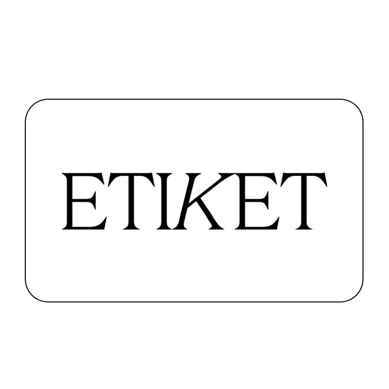 Etiket Gift Card