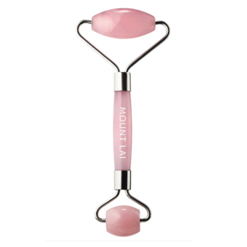 Rouleau de quartz rose pour le visage