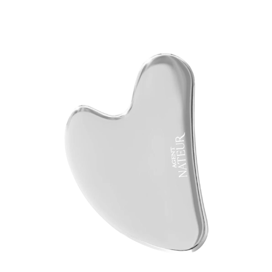 Outil facial gua sha en acier inoxydable