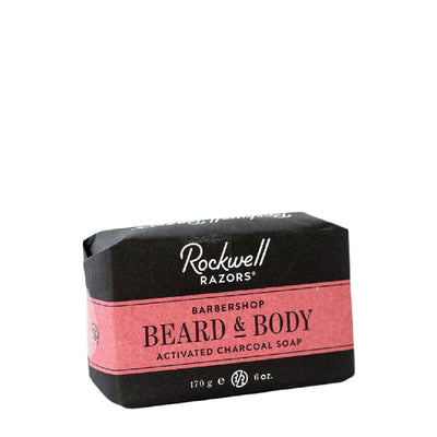 Beard & Body Activated Charcoal Soap - Barbershop Scent
