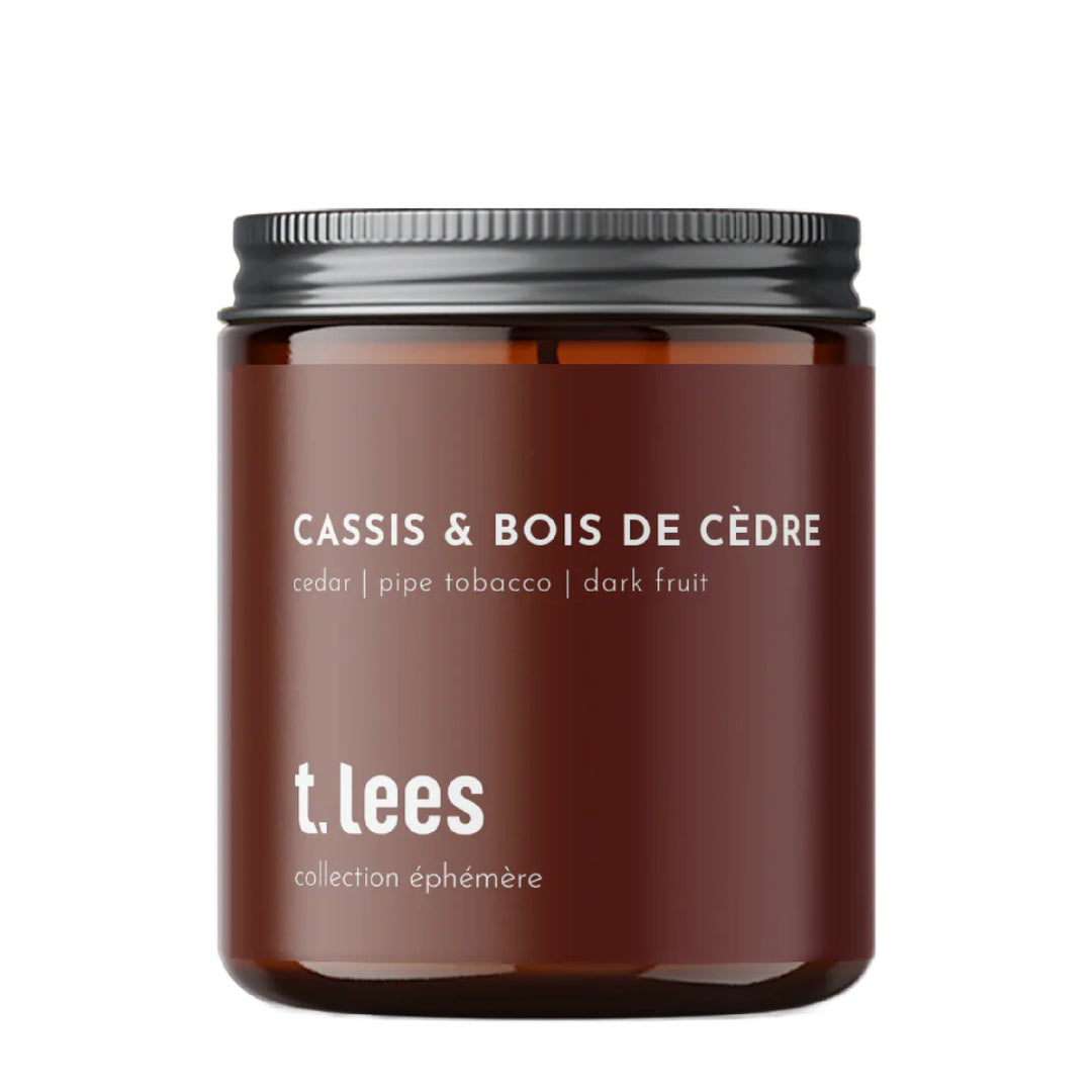 Bougie cassis & bois de cèdre candle