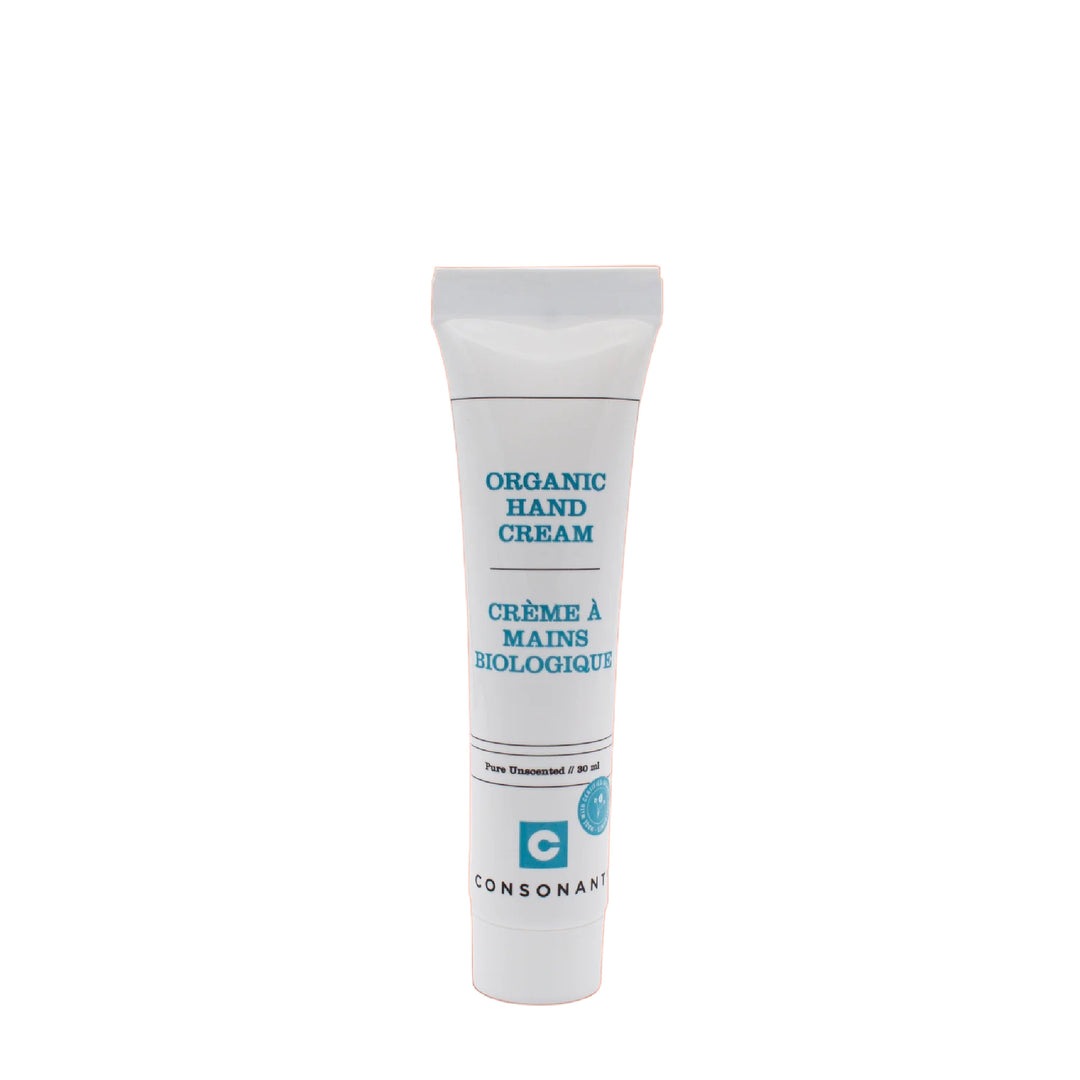 Crème biologique pour les mains finition crémeuse format voyage 30ml