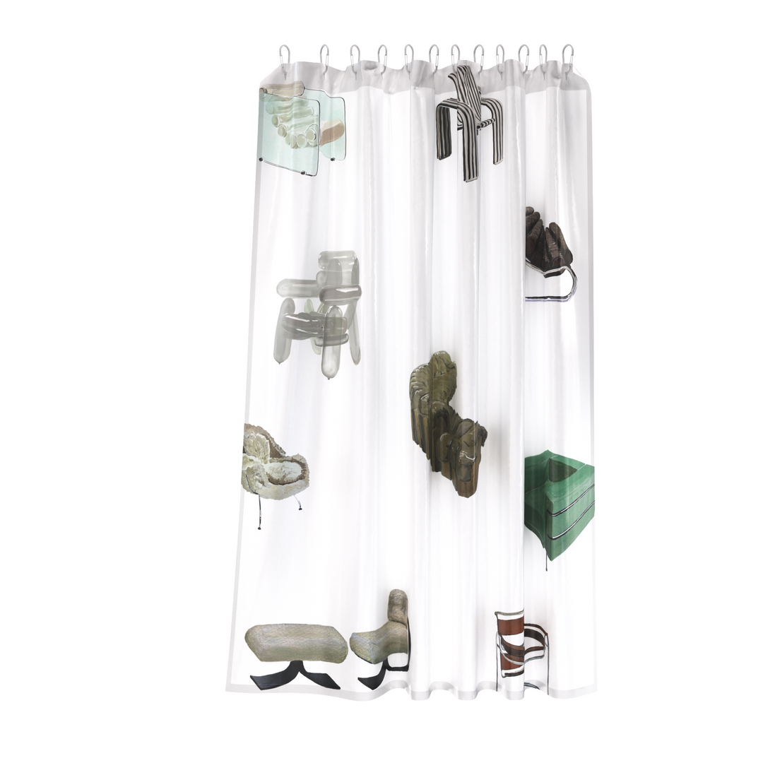 Iconic Chairs Shower Curtain