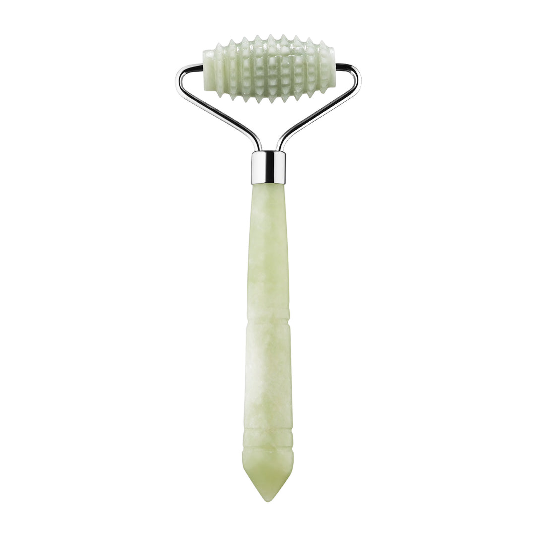 Rouleau de jade texturé pour le visage