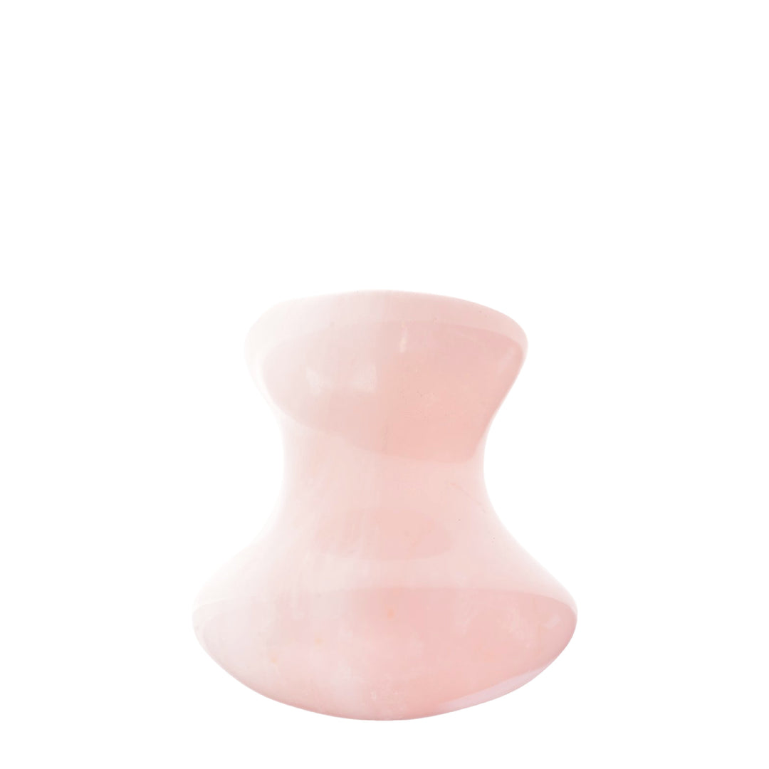 Outil de massage de quartz rose pour les yeux